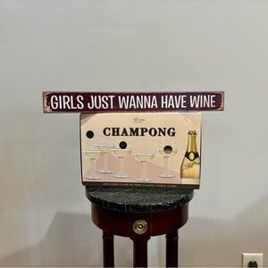 Champong Party Game - Cream Champagne-Themed Tabletop Game